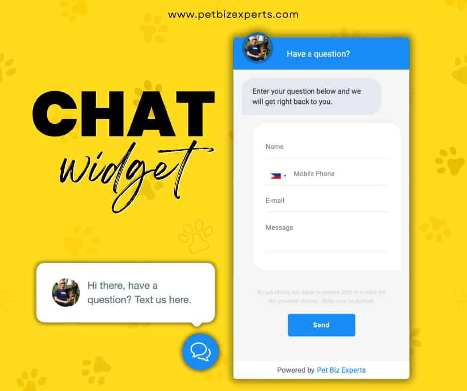 pet biz experts chat bot graphic