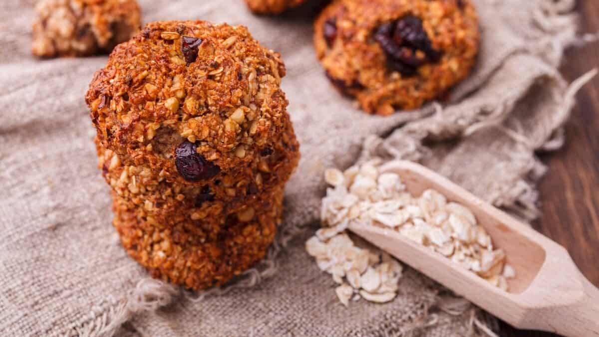oat and cranberry biscuits cookies, homemade holiday dog treats