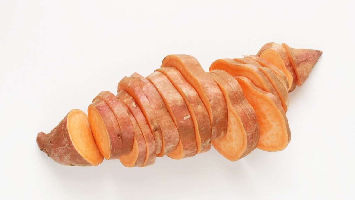 sweet potato sliced